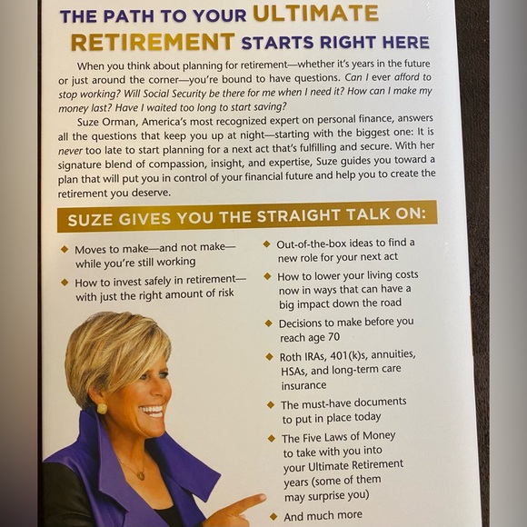 Ultimate Retirement Guide Book by Suze Orman - Picture 3 of 6